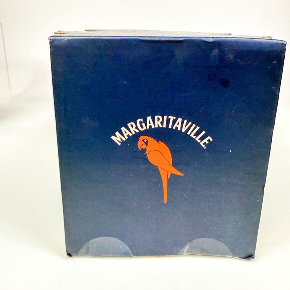 Margaritaville Beer Can Glasses Set Of 4 Beach Bar Design New In Box - Picture 2 of 6